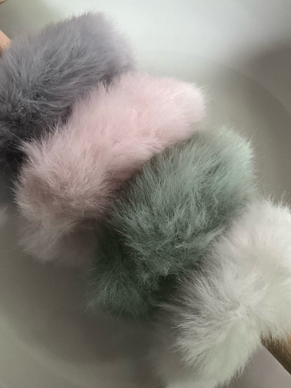 Fluffy Faux Scrunchies